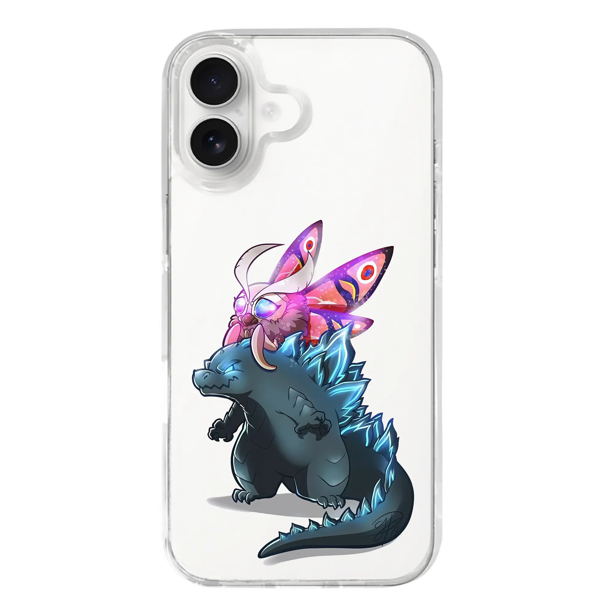 ゴジラ グッズ,モスラ - iPhone 17シリーズ 透明スマホケース – 薄型・耐衝撃・精密フィット保護カバー